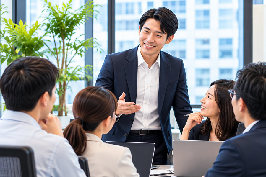 IT企業の組織改善イメージ